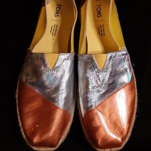 Toms Alparata Gold Fusion Espadrilles 8W